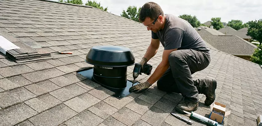 Roof Vent Fan Installation in Colbert
