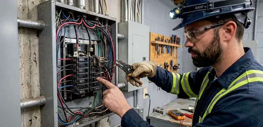 Breaker Box Short Circuit Repair in Colbert