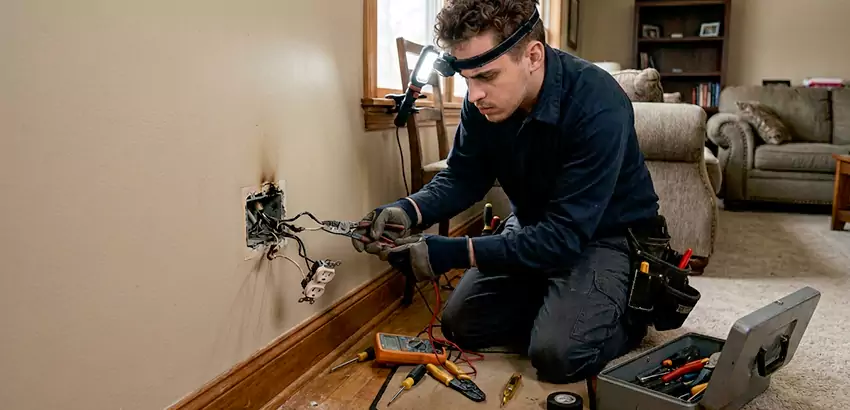 Short Circuit and Dead Outlet Repair in Colbert