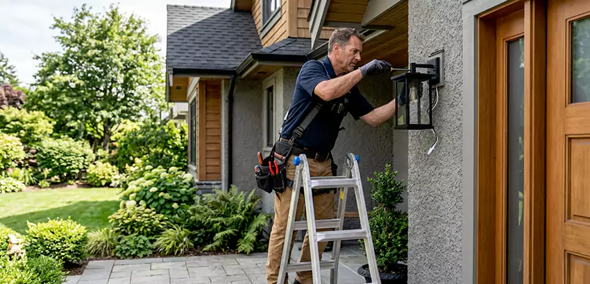 Outdoor and Exterior Light Fixture Installation in Colbert