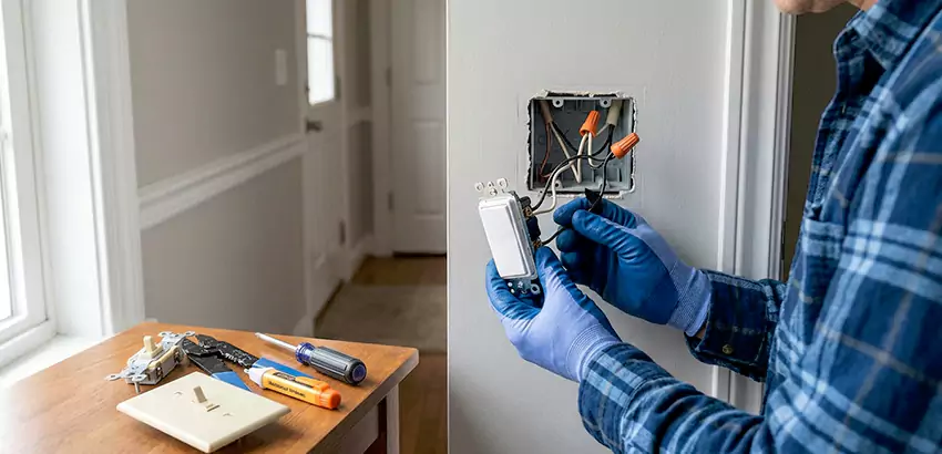 Motion Sensor Light Switch Replacement in Colbert