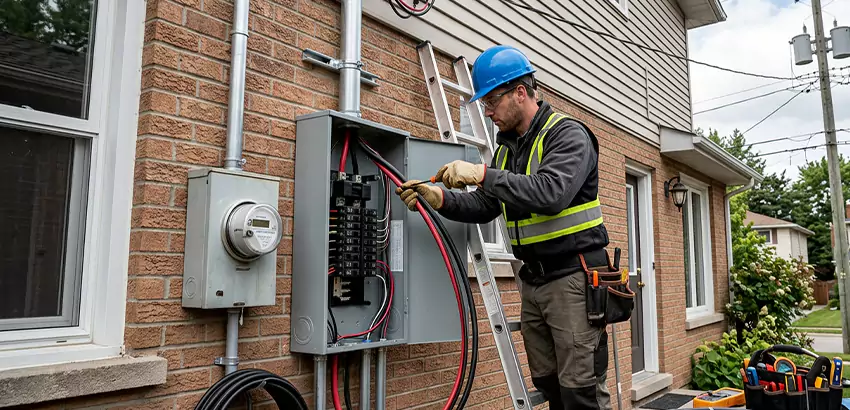 Outdoor Subpanel Installation in Colbert