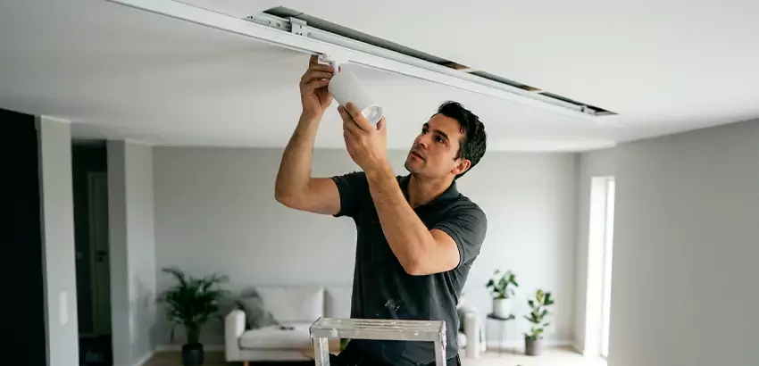 Recessed Track Lighting Installation in Colbert