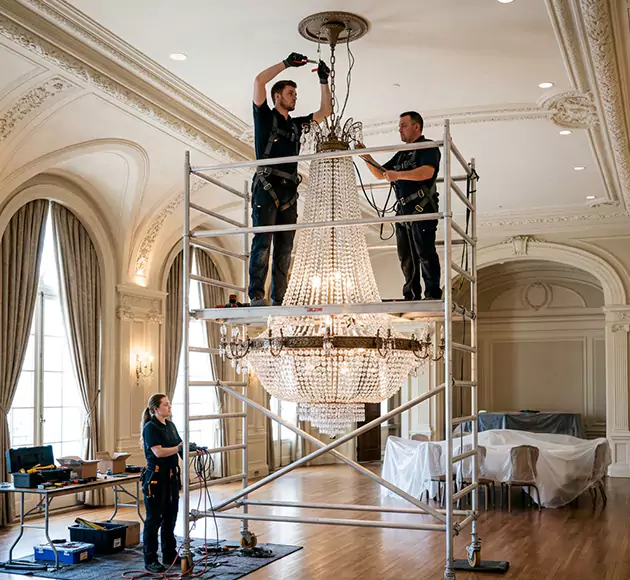 Professional Chandelier Installation: Your Local Fixture Team in Colbert, WA